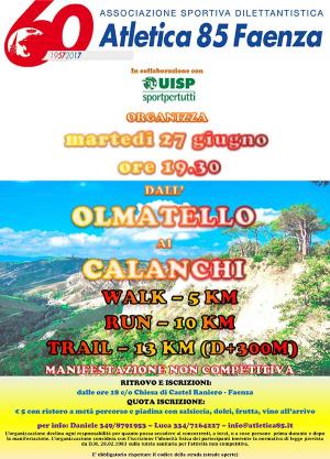 Dall Olmatello Ai Calanchi 27 06 2017