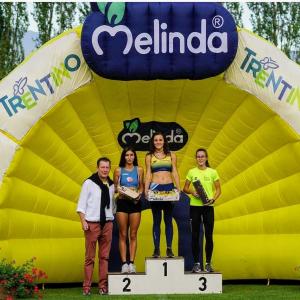 Stefania Di Cuonzo Premiata A Cles Per Il 2 Posto Sui 100m